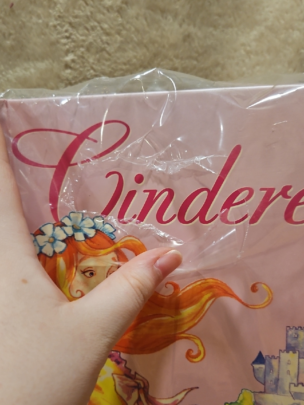 Cinderella Pop-Up Fairy Tale Book - Pink & Yellow Cover - Picture 5 of 5